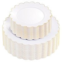 supernal 100PCS Purple Plastic Plates -Disposable Plastic Plates -Lavender Purple Party Plates fo... | Amazon (US)