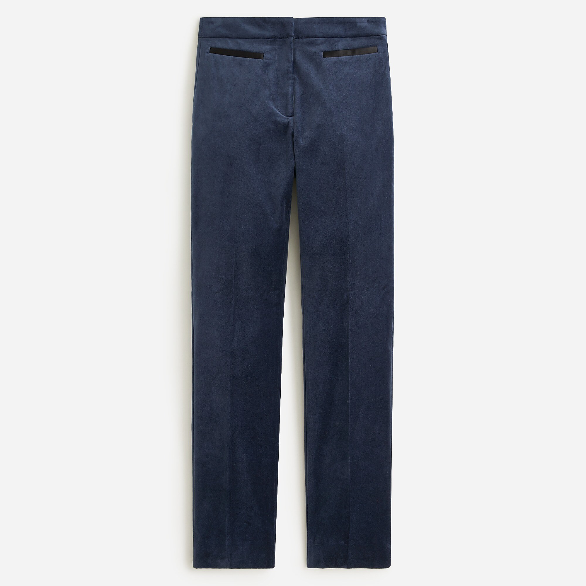 Marie Marot X J.Crew Kate straight-leg pant in stretch velvet | J. Crew US