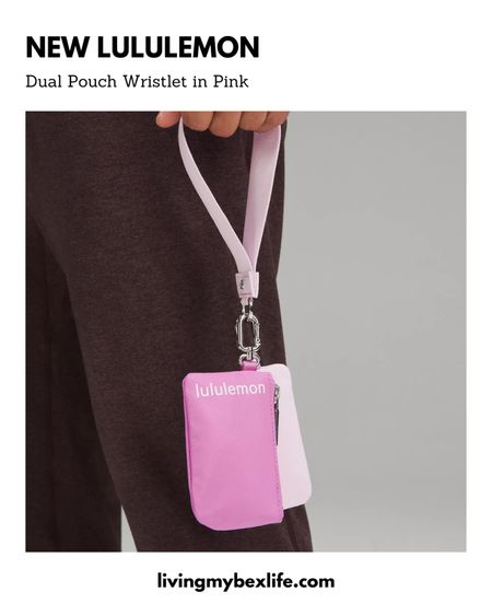 New lululemon Dual Pouch Wristlet in pink 🌸💕 holiday gift, gift guide, stocking stuffer, lululemon bag, lululemon belt bag #ltkitbag

#LTKGiftGuide #LTKHoliday #LTKfindsunder50
