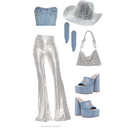 BLUE JEAN BABY 💎✨🪩 The perfect outfit for a bachelorette party in Nashville!

#LTKFestival #LTKwedding #LTKFind