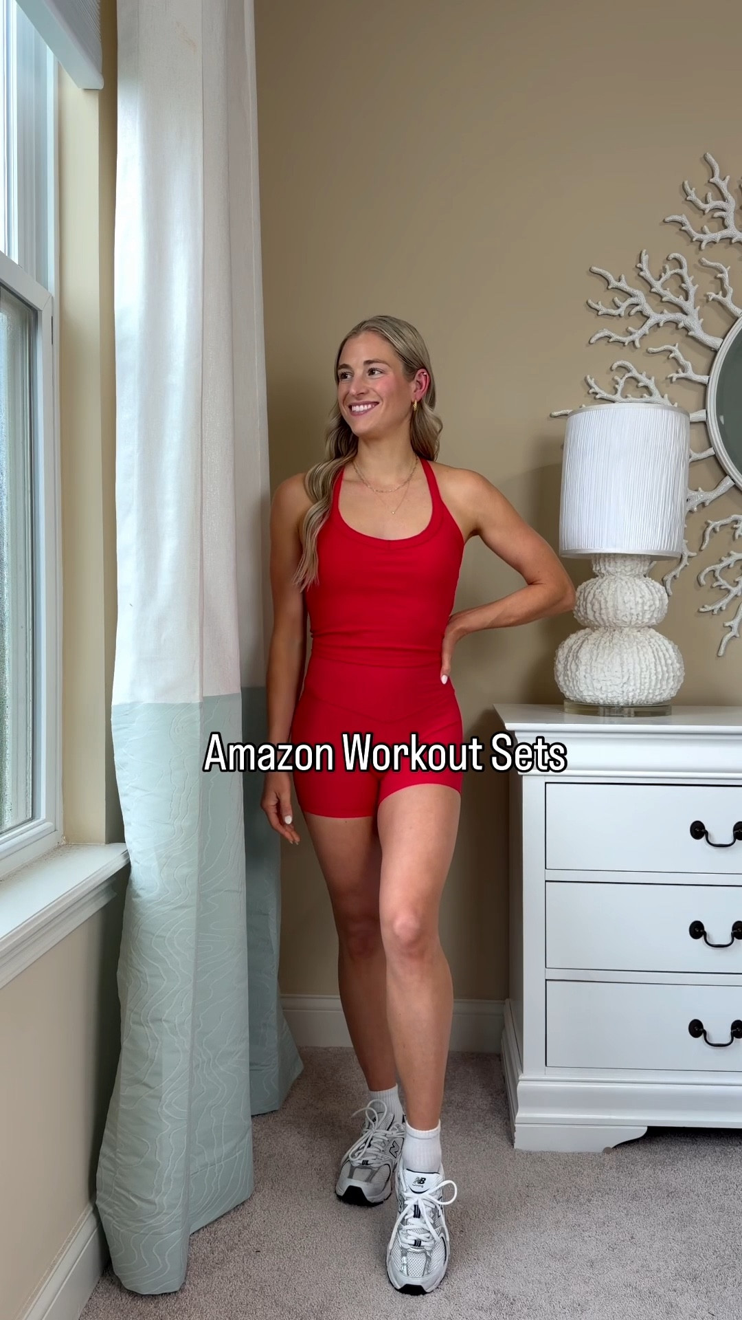 Amazon workout sets! Xs bottoms and small tops! I could have gone with an Xs top! Size down one if in between! ❤️❤️❤️❤️❤️❤️❤️❤️❤️❤️❤️❤️❤️ workout wear. Workout sets. Gym sets. Matching gym set. Workout outfits. Athleisure. Pilates outfits. Pilates sets. Tennis skorts. Tennis skirts. Running outfits  

#LTKActive #LTKootd