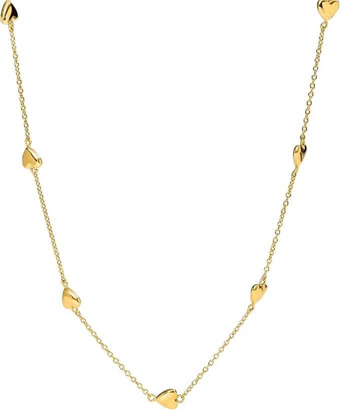 Purelei® Alohi Heart Kette Damen – Halskette Damen aus Edelstahl (14K vergoldet) – Wasserfes... | Amazon (DE)