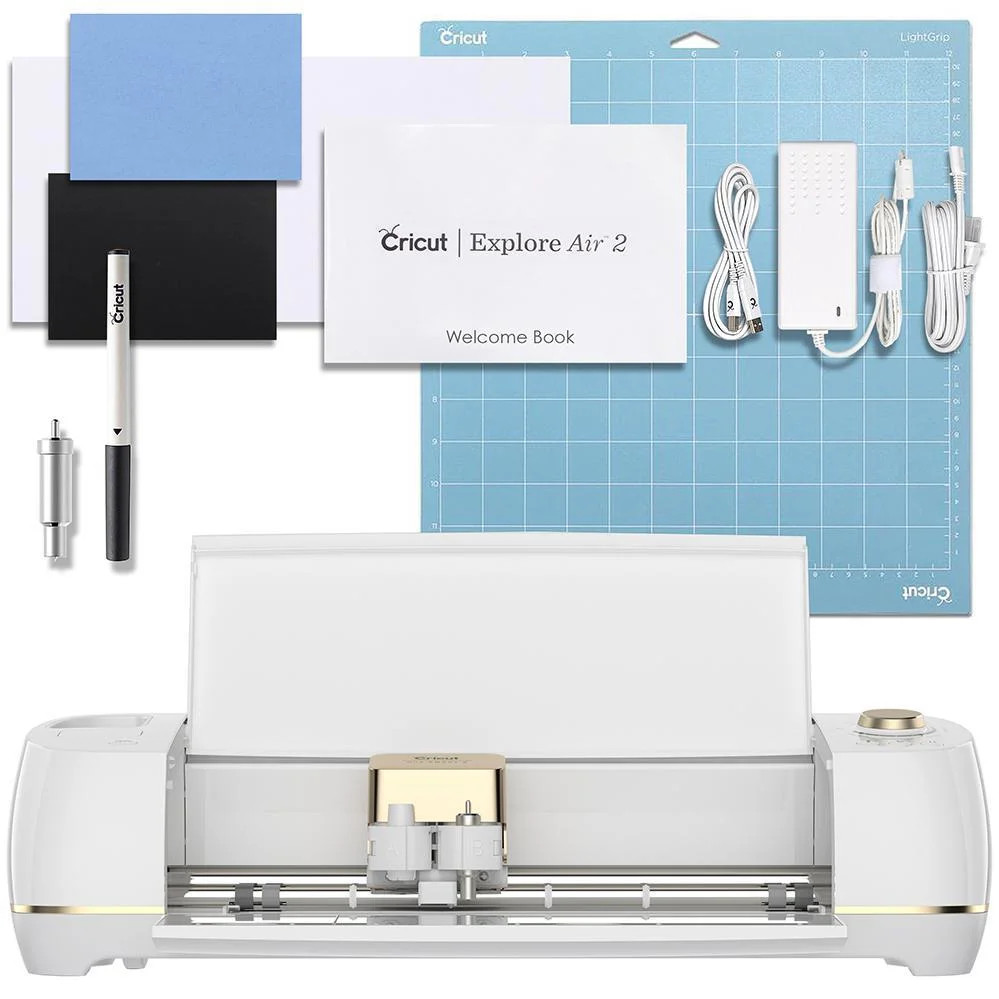 Cricut Daybreak White & Gold Explore Air 2 Cutting Machine | Walmart (US)