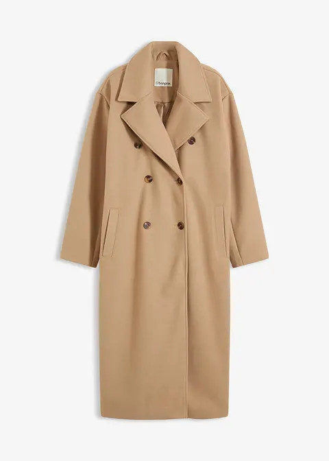 Oversize-Mantel in Wolloptik | Bonprix DE