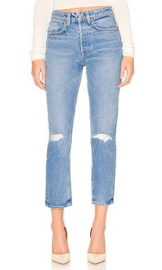Karolina High Rise Straight Crop
                    
                    GRLFRND | Revolve Clothing (Global)