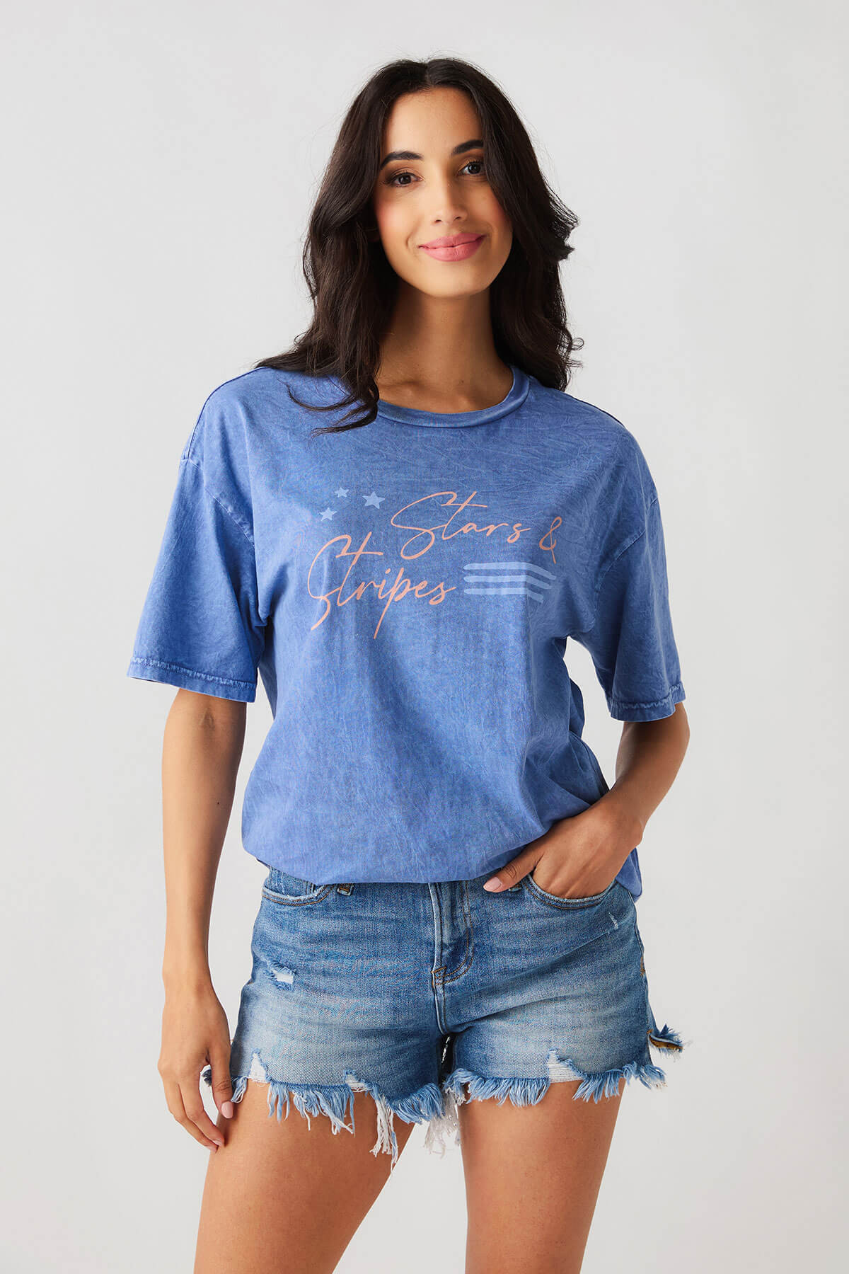 Oat Collective Stars and Stripes Tee | Social Threads