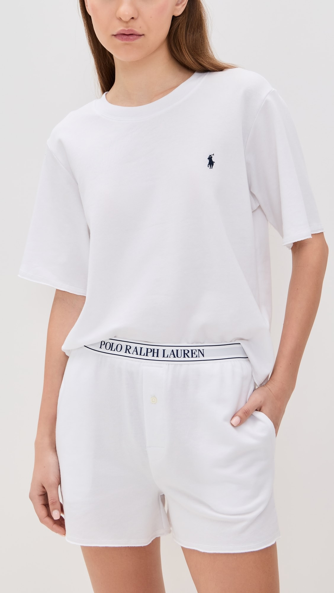 French Terry Short Sleeve Pajama Set | Shopbop