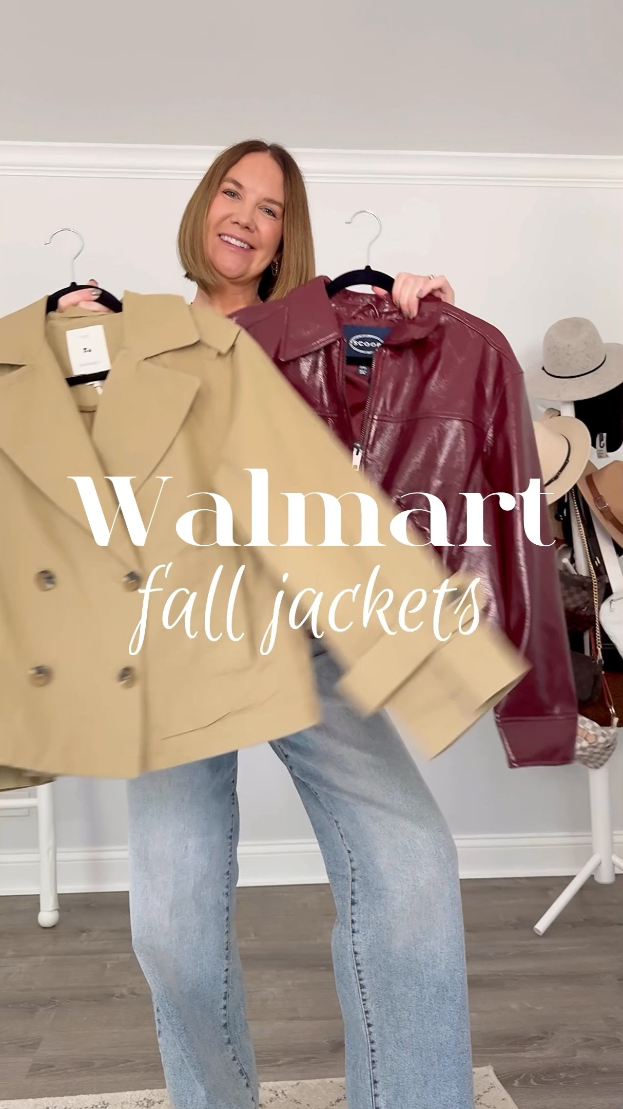 🍒 or 🐪? For reference, I’m 5’7” and  about 135lbs And I have a medium in the bomber and a small in the trench.
@walmartfashion 

Walmart fashion, bomber jacket, cropped trench, fall outfit, fall fashion trends 2024, barrel jeans, crop jeans, over 40 style, fashion over 40, budget style

#LTKStyleTip #LTKVideo #LTKOver40