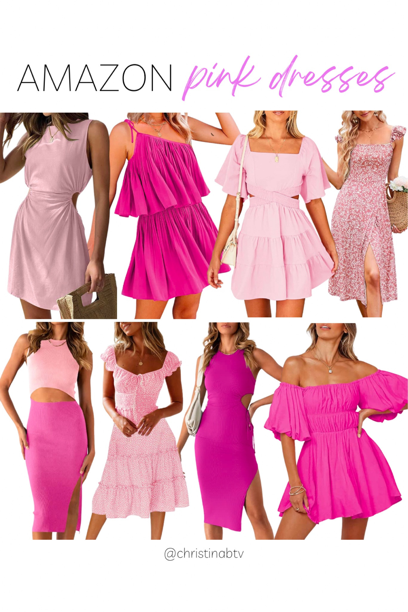 Light Pink Casual Dresses