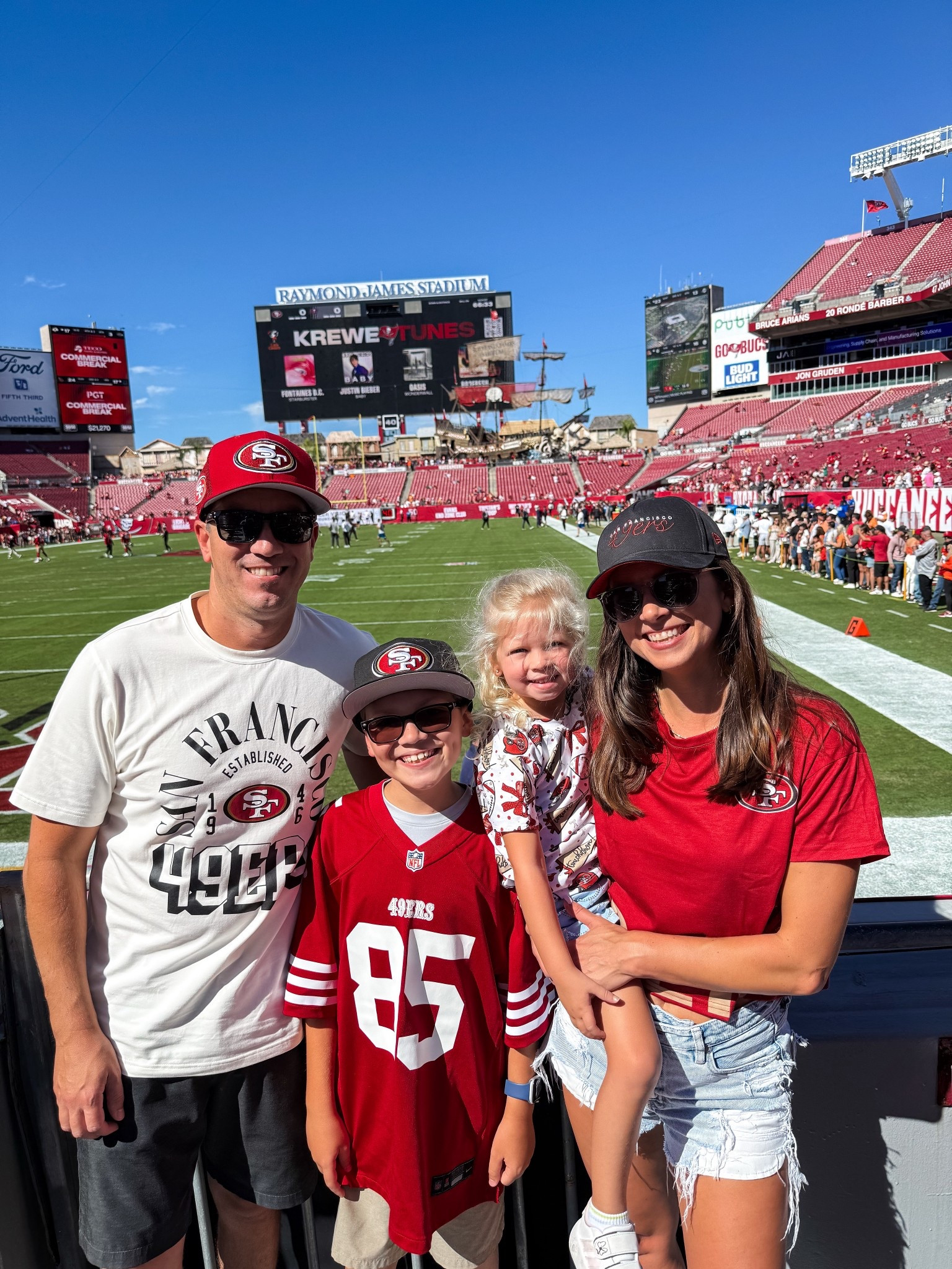 Bang Bang Niner Gang! Had the best time supporting our boys  

#LTKTravel #LTKFamily #LTKKids