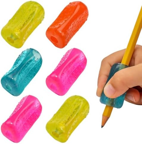 The Pencil Grip Bumpy Grip - Neon Ergonomic Writing Aid, 6-Pack, Doctor-Designed to Improve Handw... | Amazon (US)