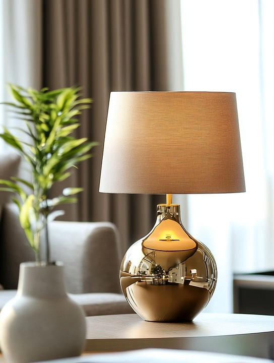 This gorgeous gold base lamp with an ivory lampshade is the perfect example of how one sculptural piece can instantly elevate your entire space. With its bold, reflective gold base and soft ivory fabric shade, this modern table lamp brings warmth, elegance, and a refined designer feel to any room. Sculptural lamps like this are not just lighting—they are statement decor pieces that add character even when turned off.

One of the best features of this gold base lamp is its versatility. You can keep the luxurious gold base and easily switch the lampshade to suit your mood or season—ivory for a soft minimalist look, taupe or beige for warmth, black for contrast, or even a textured linen shade for a more organic, modern aesthetic. This makes it an ideal investment piece for long-term home styling.

This lamp works beautifully in a living room as a side table lamp, on a console table paired with a mirror, or as a bedside lamp in a bedroom for a hotel-inspired look. It’s also perfect for entryways, reading corners, home offices, or styled next to a sofa or accent chair. The combination of gold and ivory blends seamlessly with modern decor, minimalist interiors, mid-century modern spaces, and elegant contemporary homes.

Whether you’re styling a console table, refreshing your living room decor, or upgrading your bedroom lighting, this gold and ivory table lamp adds instant polish and sophistication. Sculptural lamps like this are essential for creating a layered, elevated home that feels curated, timeless, and effortlessly chic.

modernhomedecor
statementlamp
luxurylighting 

 #LTKHome