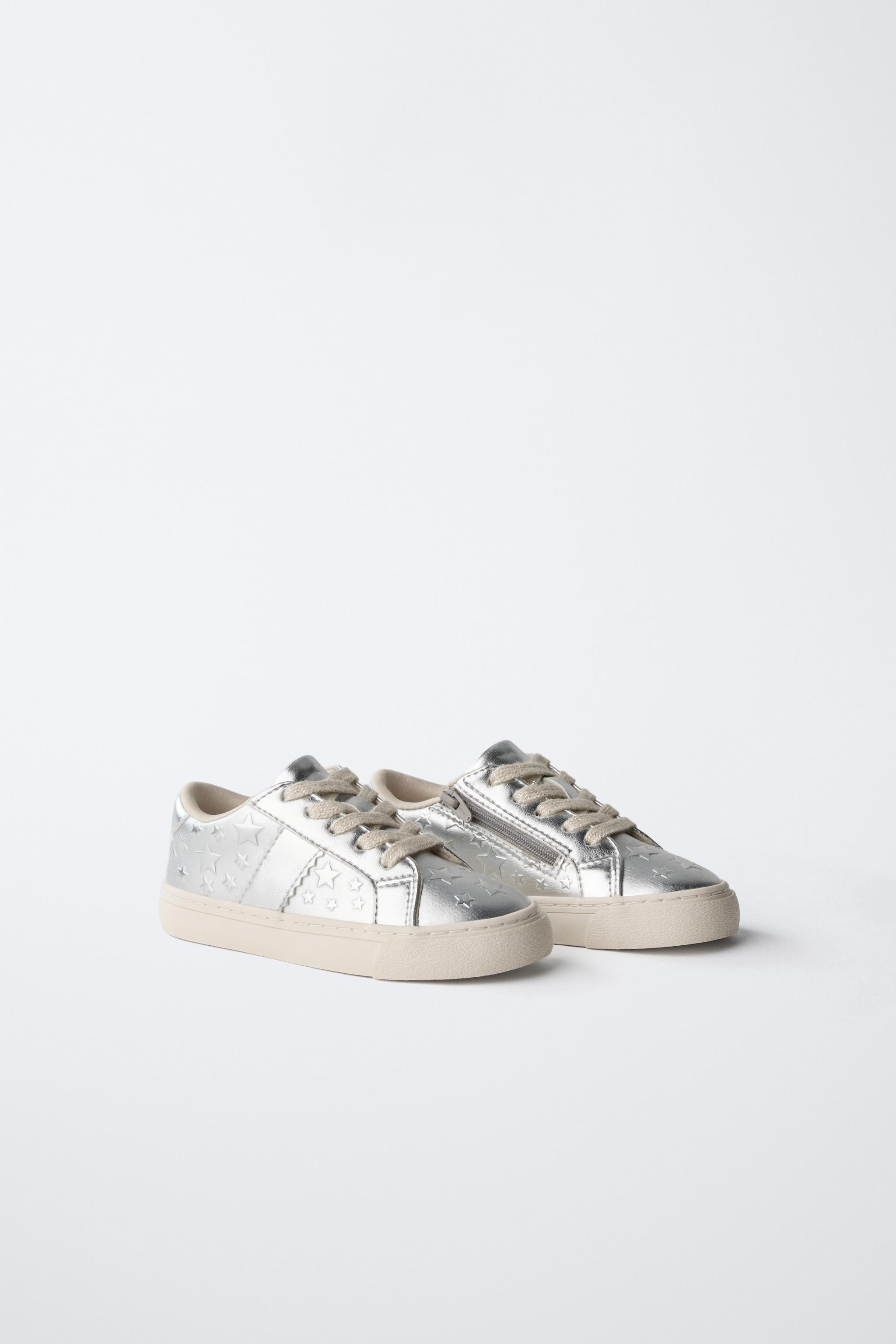 METALLIC STAR SNEAKERS | Zara US