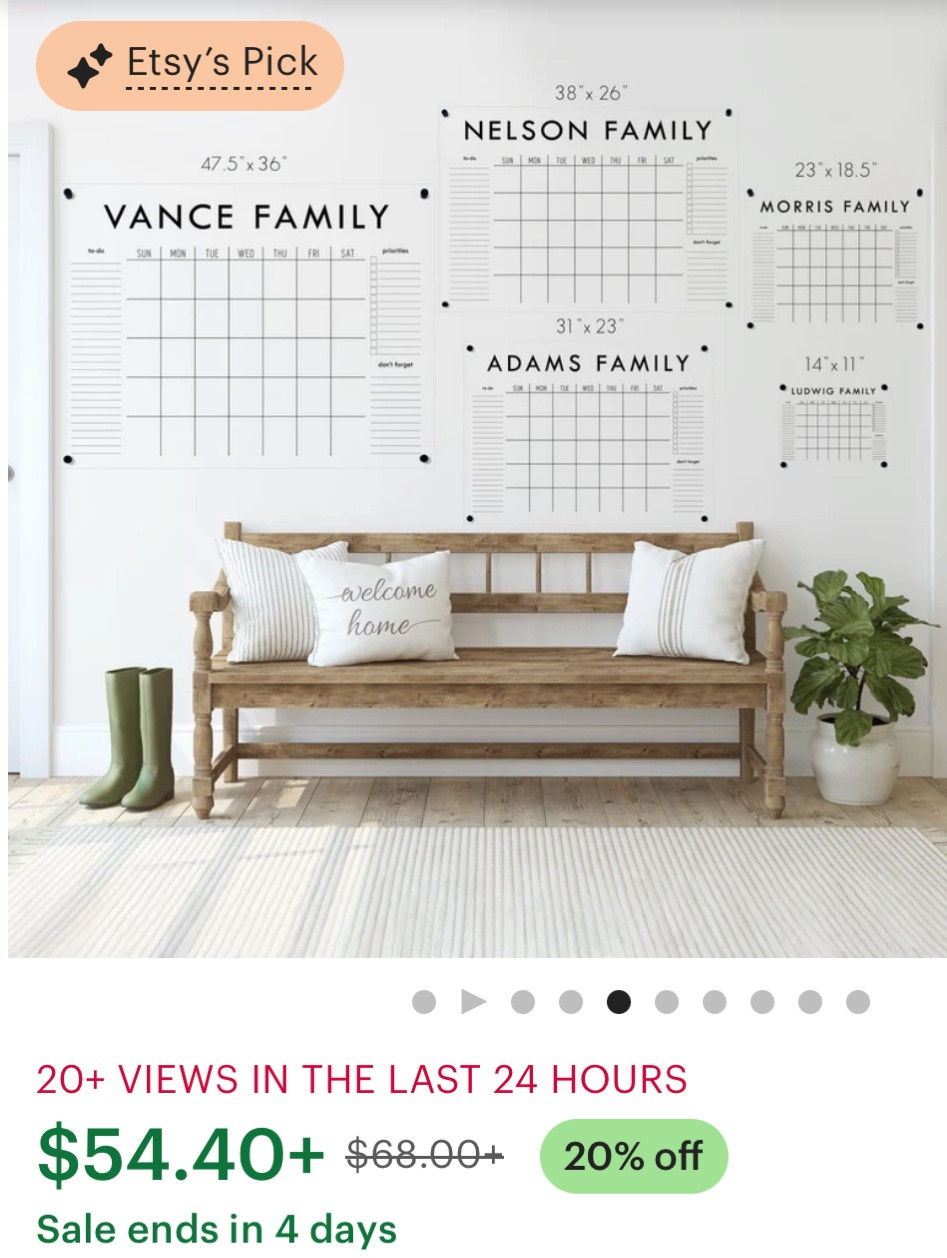 Our homeschool personalized dry erase calendar is currently on sale! 🌿✏️🧺

#LTKSaleAlert #LTKHome #LTKBacktoSchool