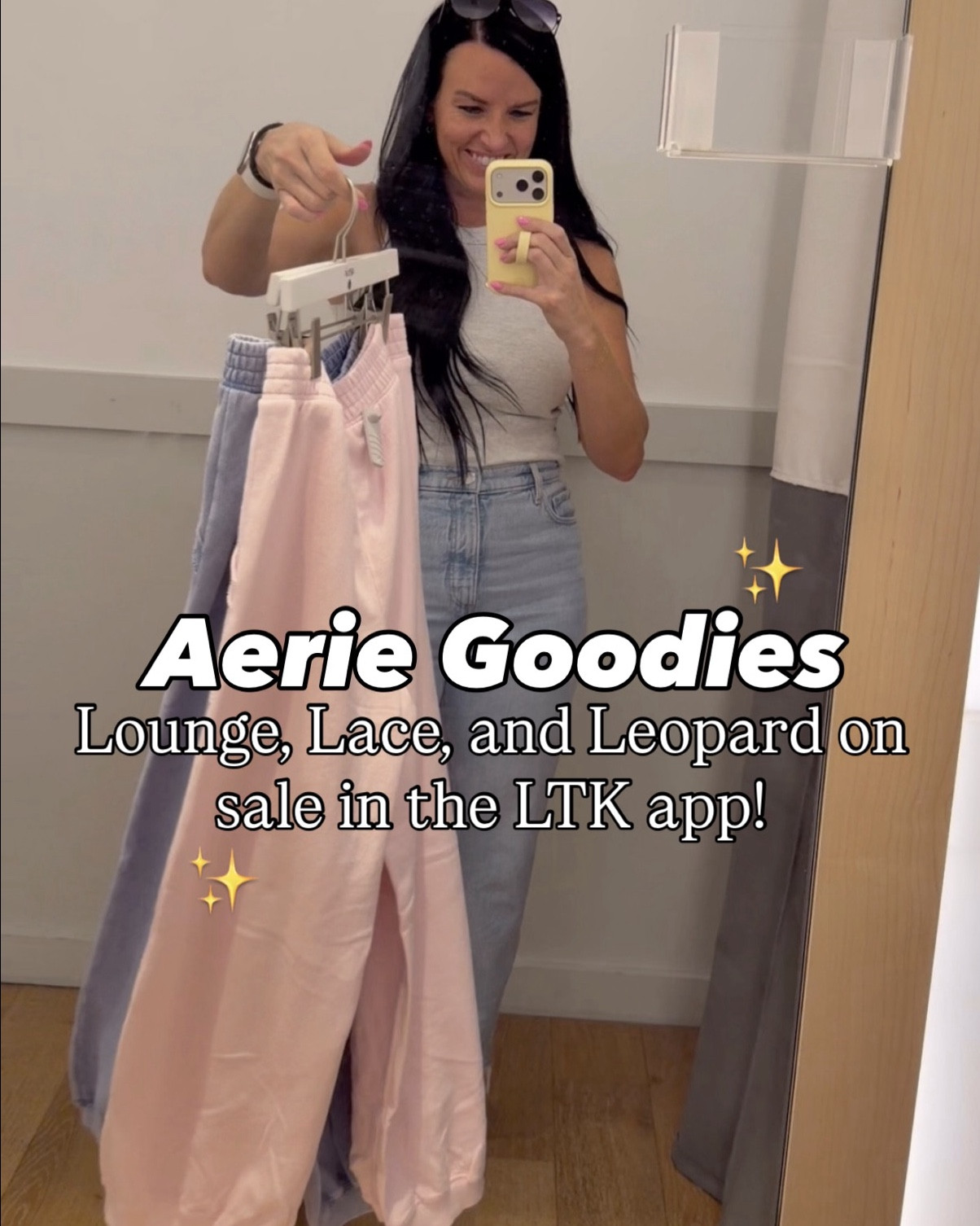 Aerie sale goodies + LTK promo code😍 Loungewear that looks like Free People, trending lace boxer shorts, and leopard pants (perfect for teachers!!) I am in my normal size in everything! 

#LTKSaleAlert #LTKxAerie #LTKSeasonal