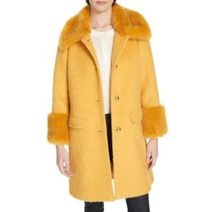 **Rare** Kate Spade New York Faux Fur Coat | Poshmark