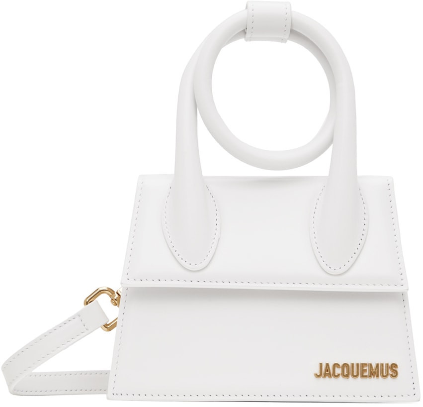 White 'Le Chiquito Nœud' Bag | SSENSE