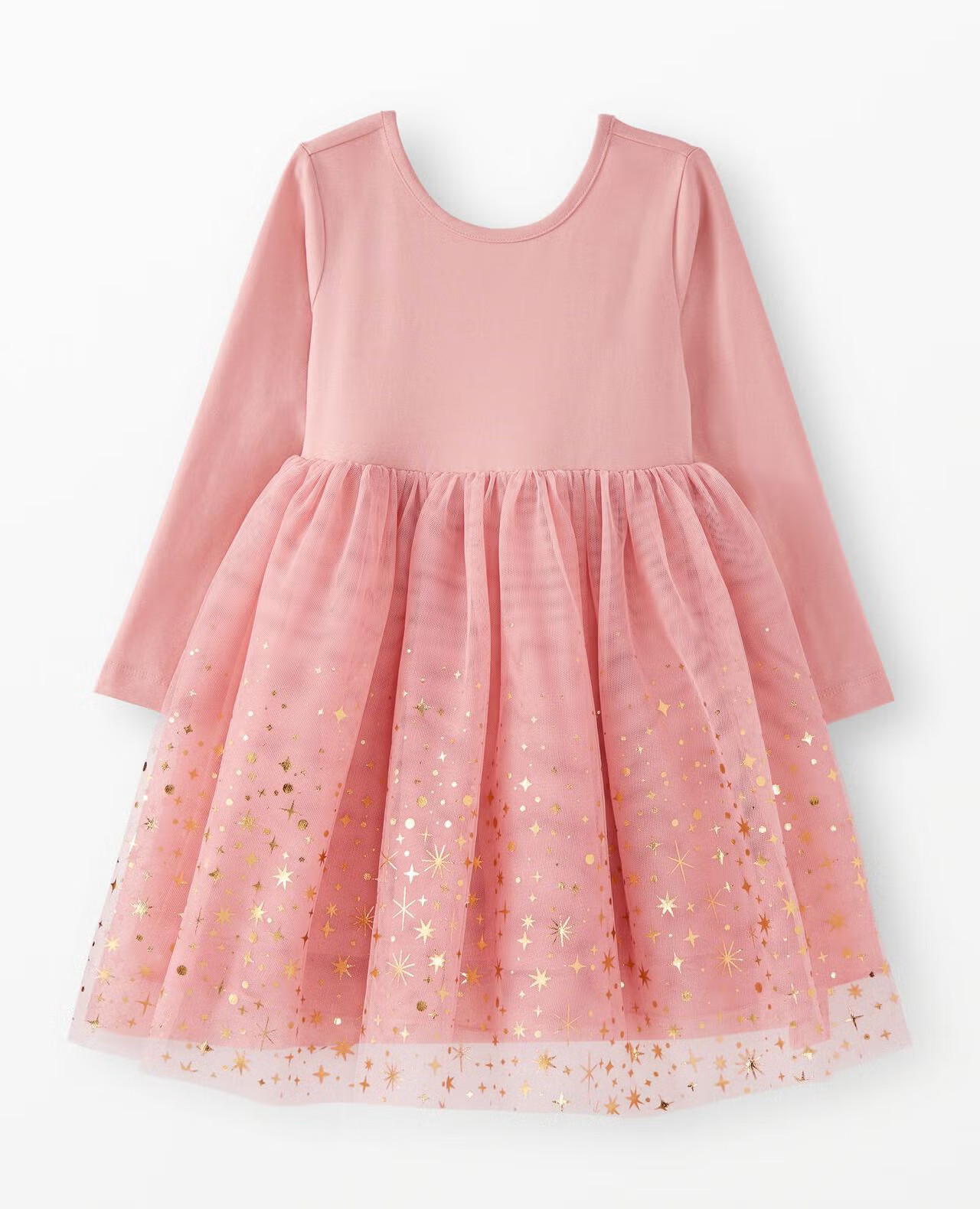 Long Sleeve Shimmer Tulle Dress | Hanna Andersson