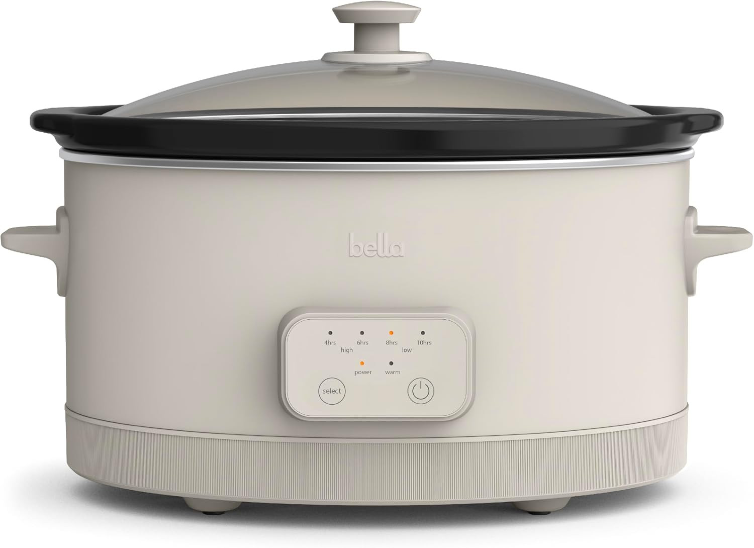 bella SAVOR 6qt Programmable Non-Toxic Slow Cooker, Oatmilk | Amazon (US)