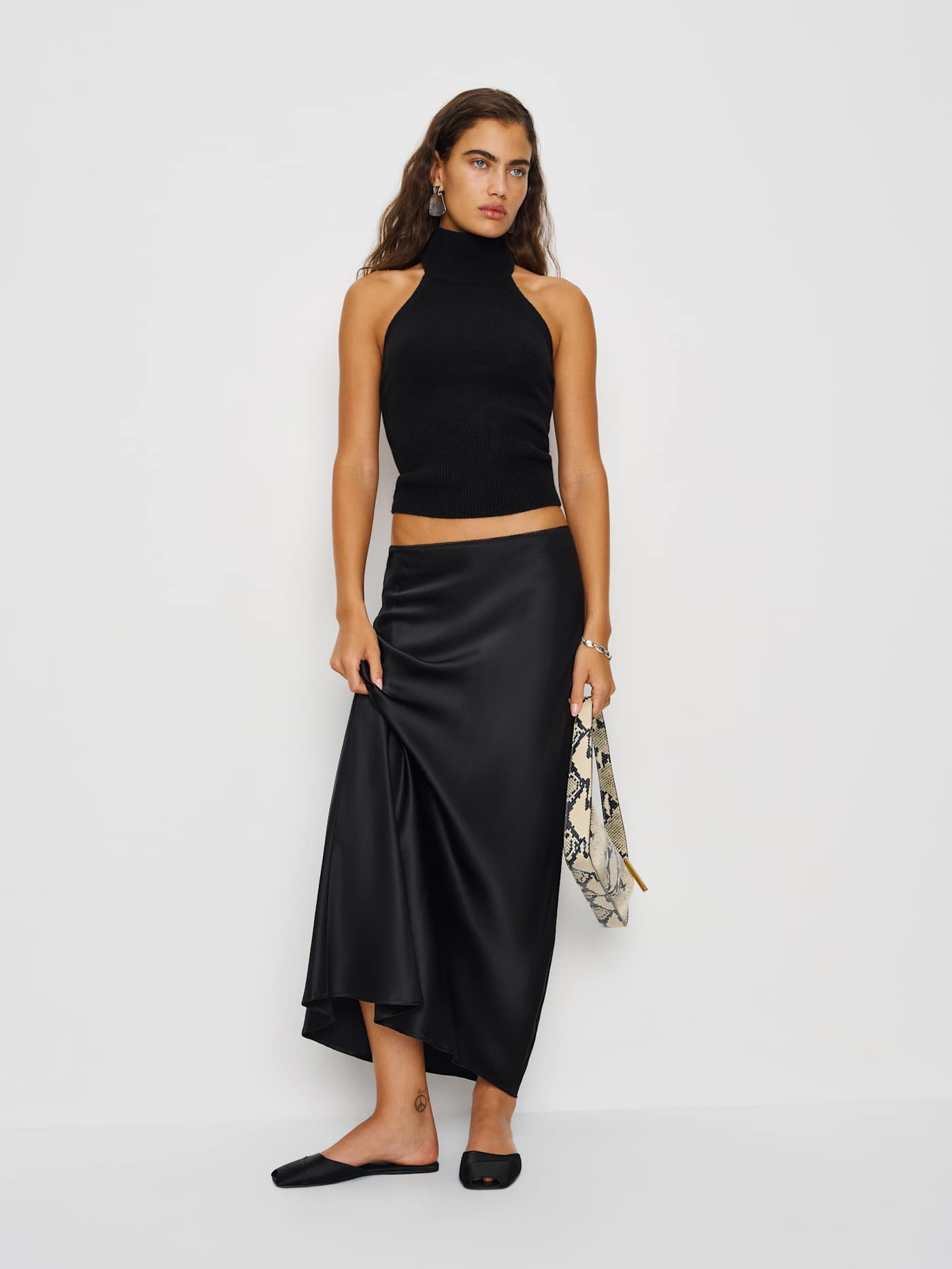 Layla Silk Skirt | Reformation (Global)