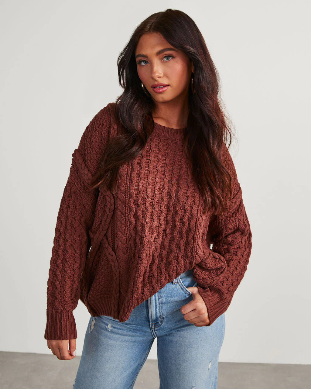 Dorothy Cable Knit Sweater | VICI
