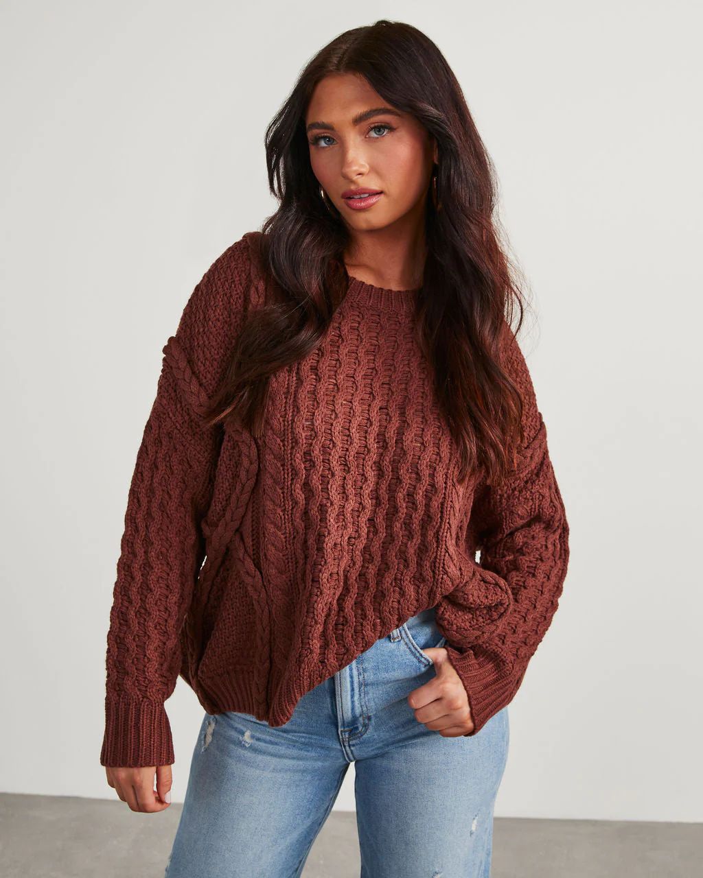 Dorothy Cable Knit Sweater | VICI Collection