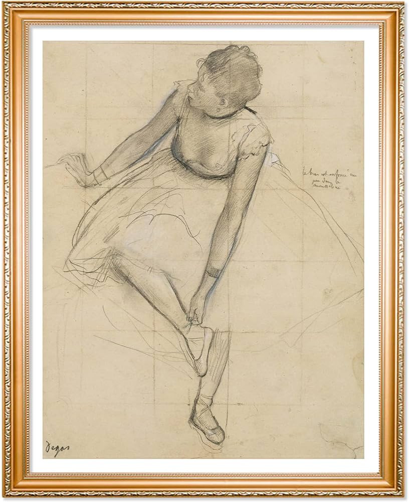 Ujoyful Vintage Sketch Wall Art | Retro Bohemian Wall Print | Dancer Sketch Picture for Living Ro... | Amazon (US)