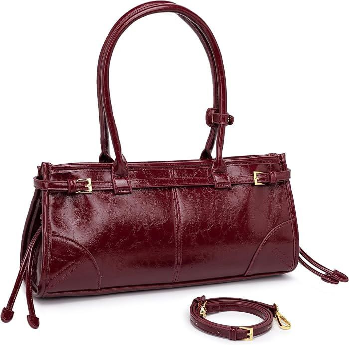 P. Atelier Women\u2019s Shoulder Bag, Faux Leather Crossbody Handbag | Amazon (US)