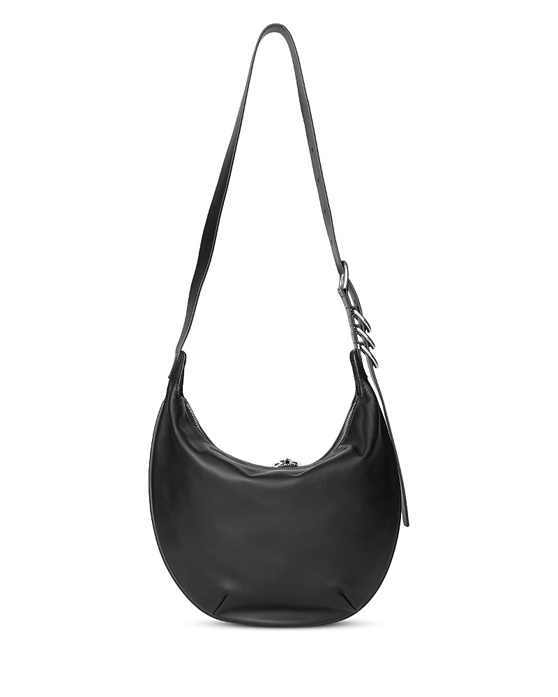 rag & bone Mercer Medium Black Leather Hobo Bag | Bloomingdale's (US)