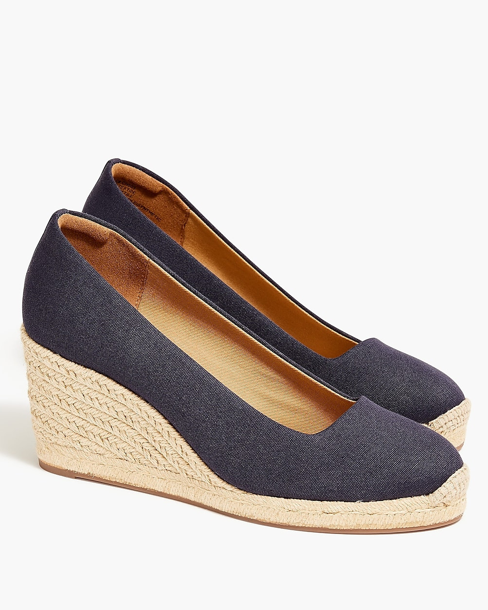 Canvas espadrille wedges | J.Crew Factory