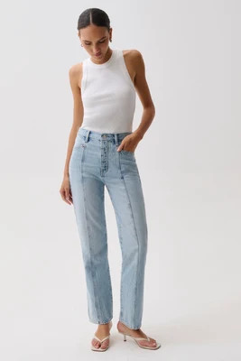 Cassie Super High Rise Straight Jean - Vibes | Pistola Denim
