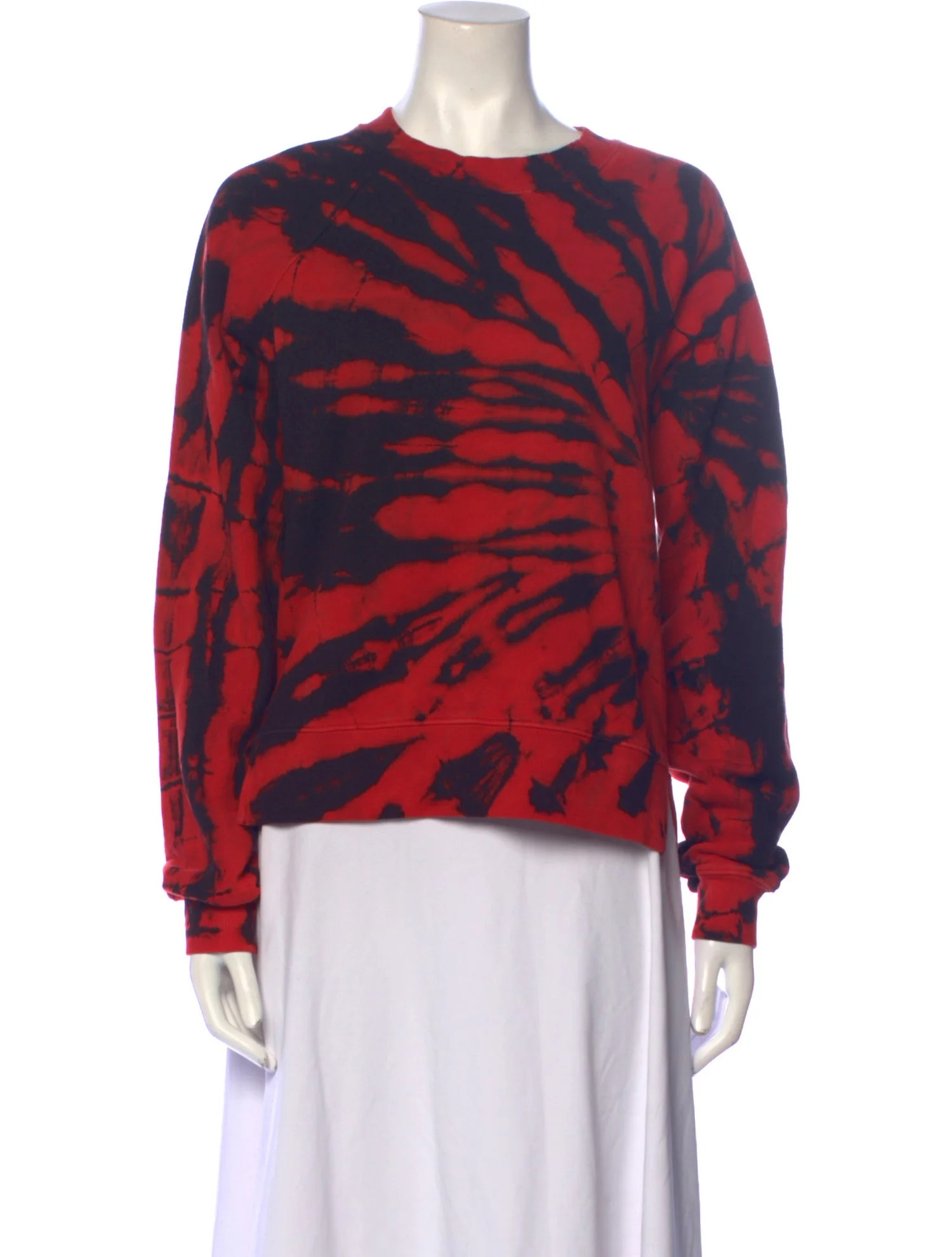 Printed Crew Neck Sweatshirt | The RealReal