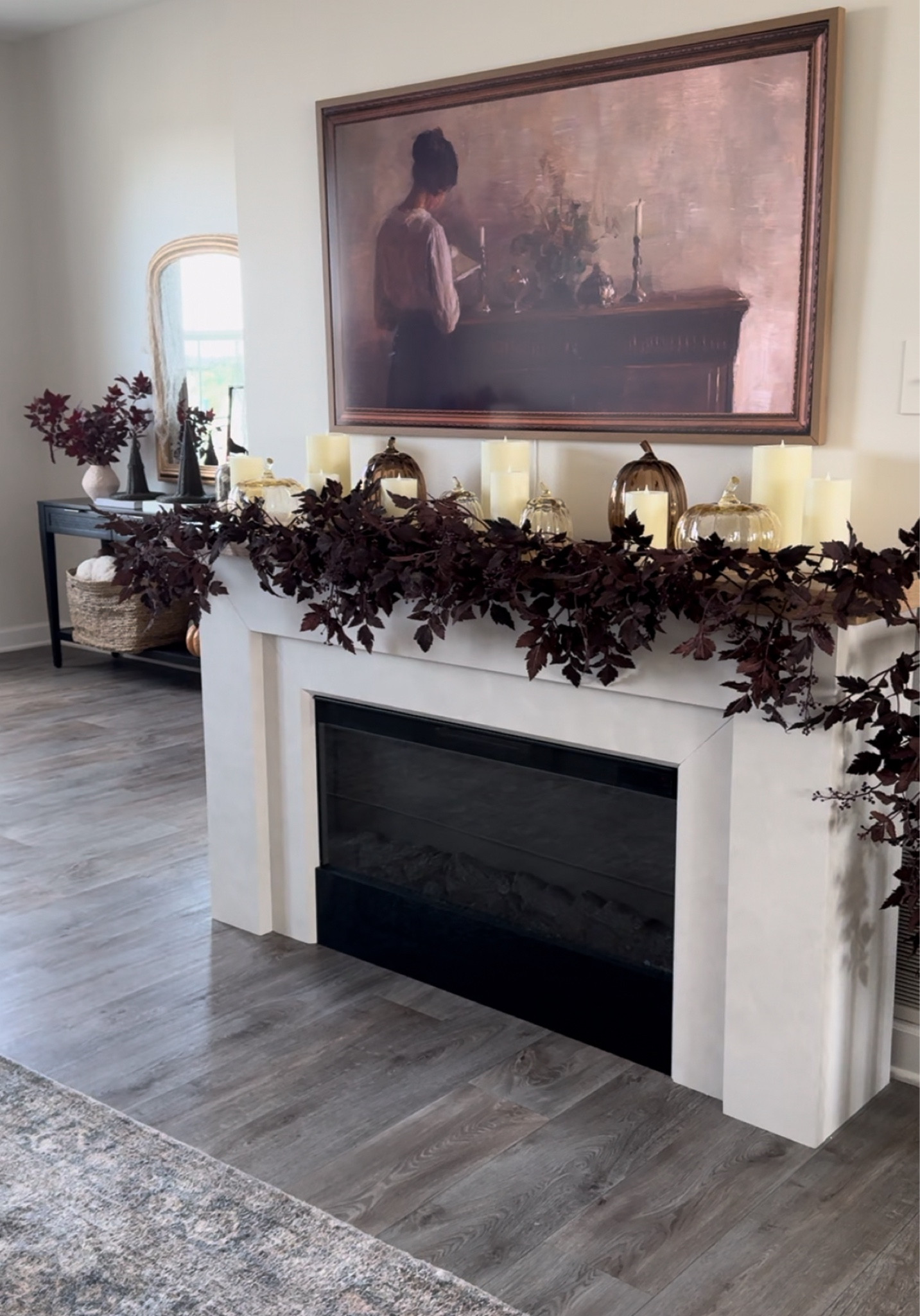 Fireplace view 

#LTKStyleTip #LTKSeasonal #LTKHome