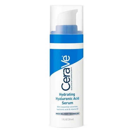 CeraVe Hydrating Hyaluronic Acid Serum 1 oz (Pack of 2) | Walmart (US)