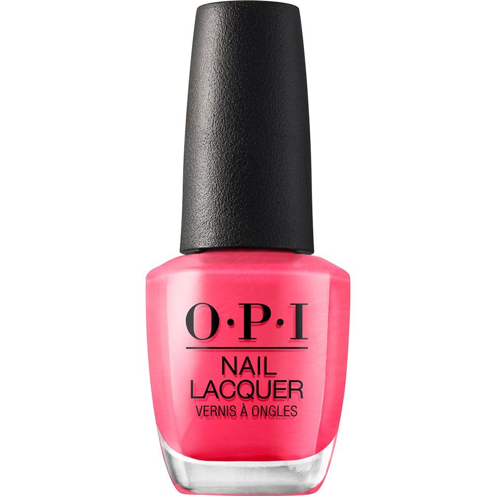 OPI Nail Polish, Nail Lacquer, Strawberry Margarita, Bright Pink Nail Polish, 0.5 Fl Oz | Amazon (US)