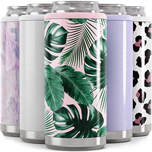 Maars Skinny Can Cooler for Slim Beer & Hard Seltzer | Stainless Steel 12oz Sleeve, Double Wall V... | Amazon (US)
