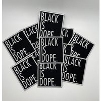 Prideful Patchez, Powerful ""Being Black Is Dope' Iron On Patch, Jacket Sew On Embroidered Crafting, Crafts | Etsy (US)