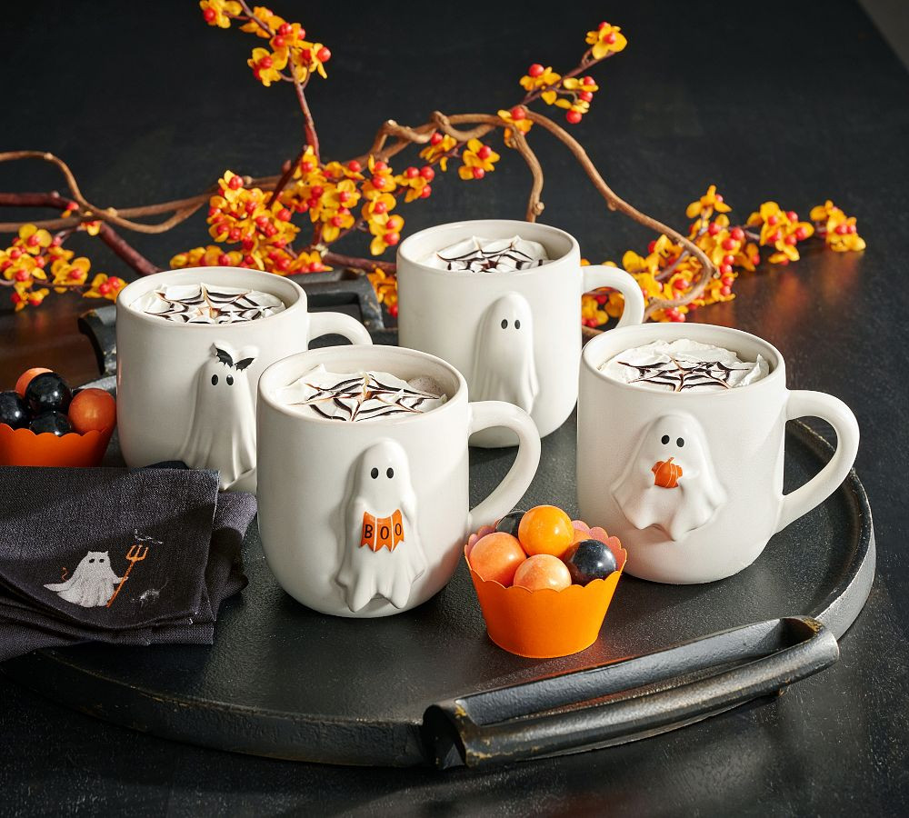 Scary Squad Stoneware Mug - Set of 4 | Pottery Barn (US)