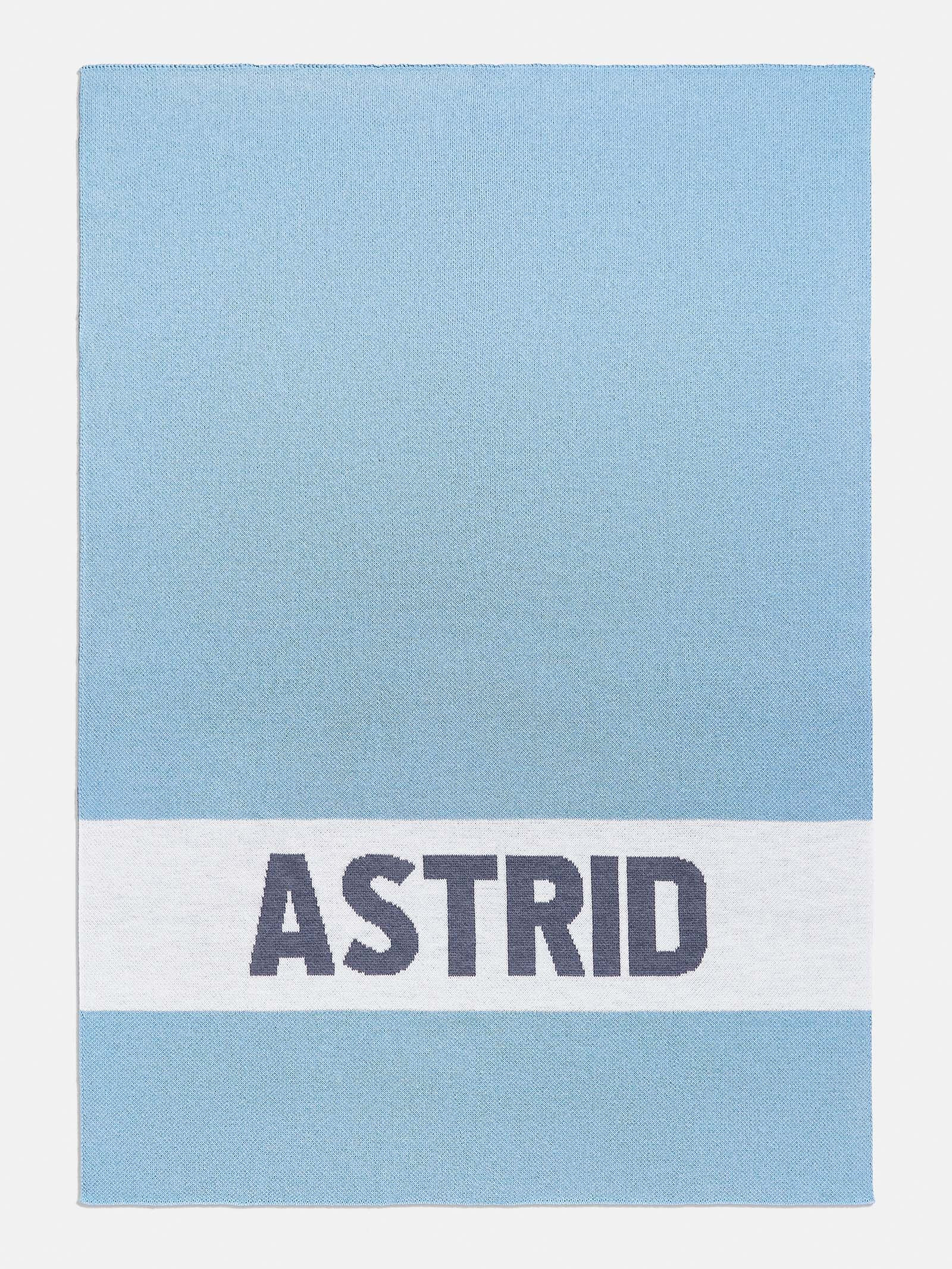 Bar None Blanket - Blue/White | BaubleBar (US)