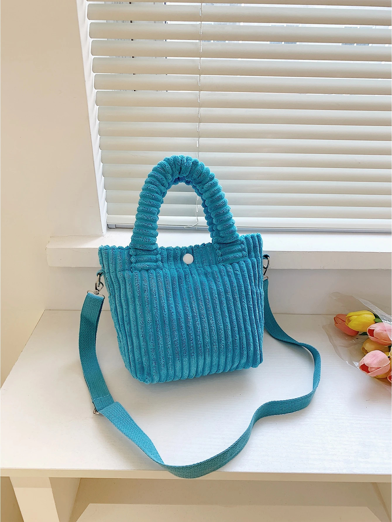 Minimalist Fluffy Tote Bag | SHEIN