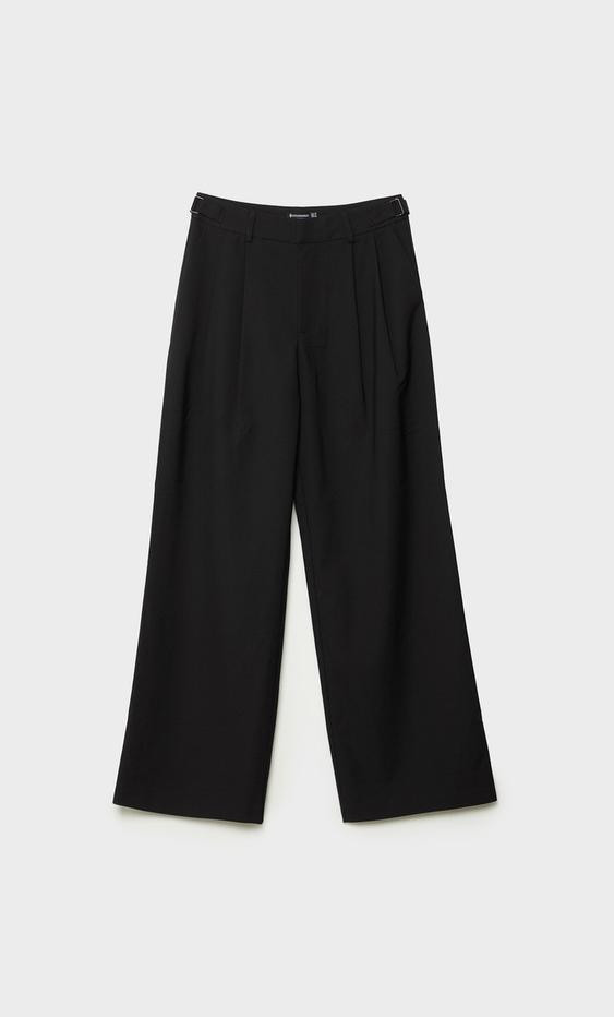 Smart trousers with an adjustable waist | Stradivarius (UK)