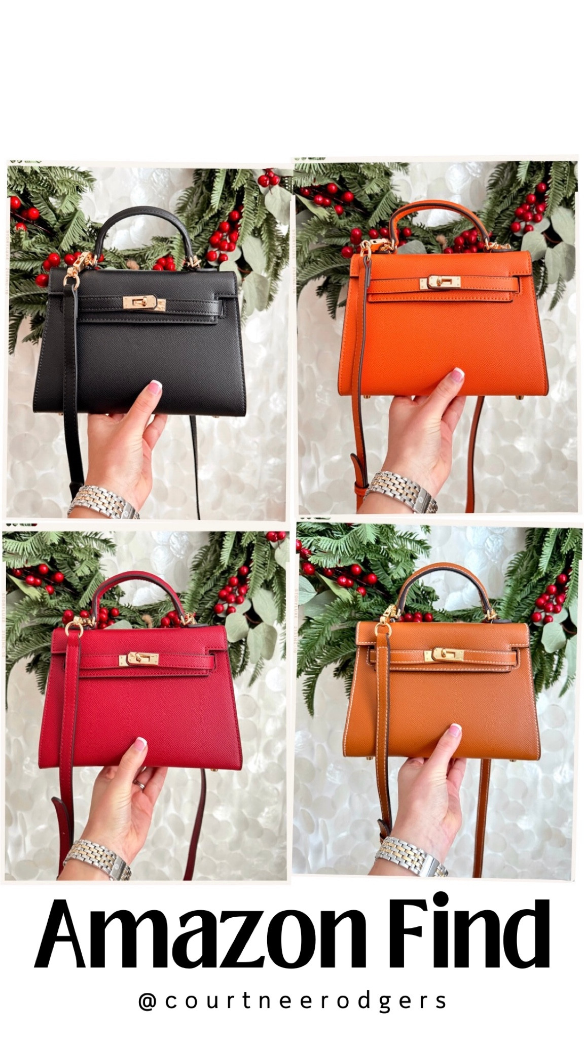 The perfect bag for the holidays, bonus it’s under $60! 👏🏻🎊 P.S. it can hold all of the essentials (card case, iPhone 15 pro max plus, lipgloss) & would make the best gift! 🎁 You can shop it via the link in my bio ➡️ Shop my Reels/IG Posts! //

Amazon Fashion, Amazon finds, handbags, look for less, designer look for less, gift guide, Christmas gifts 

#LTKitbag #LTKstyletip #LTKfindsunder100