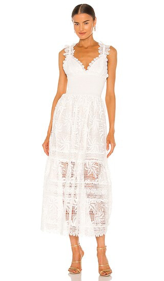 La Mimosa Dress in White | Revolve Clothing (Global)