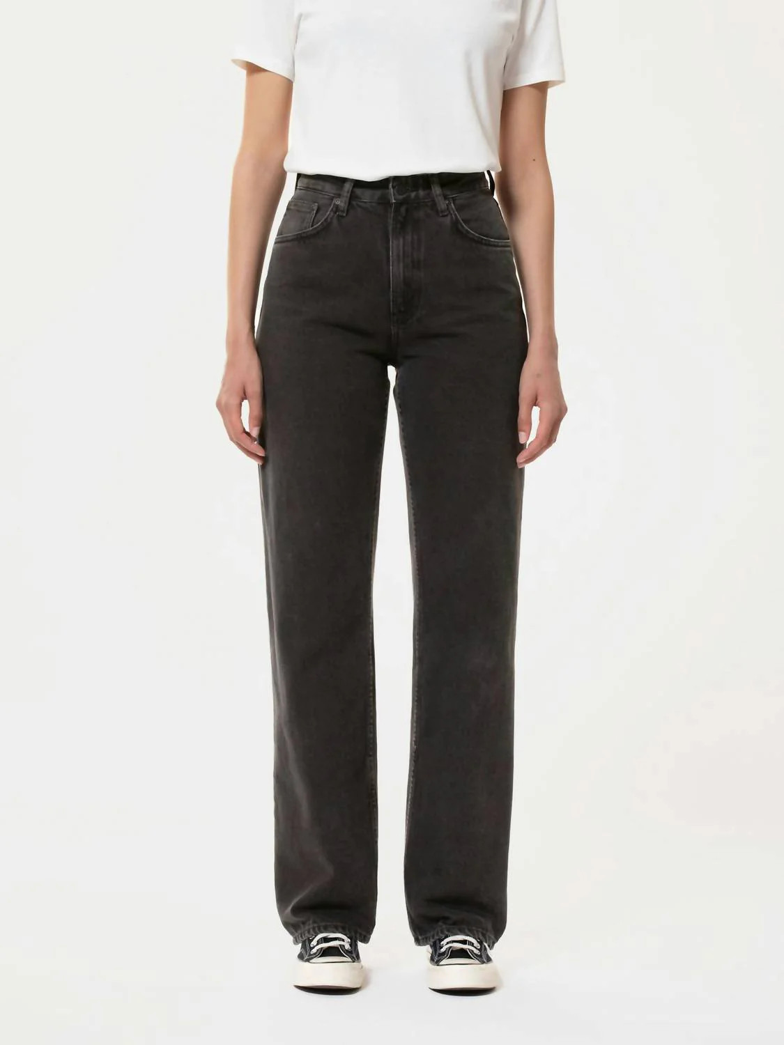 Clean Eileen Jeans In Washed Out Black | Shop Simon