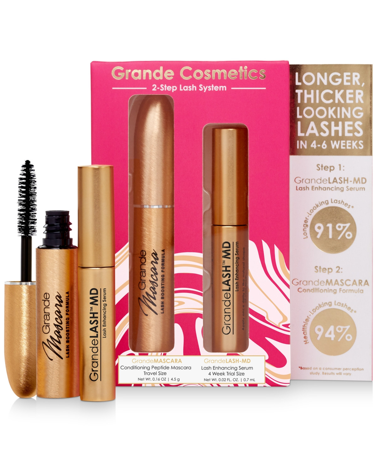 Grande Cosmetics 2-Pc. Lash System Set | Macy's