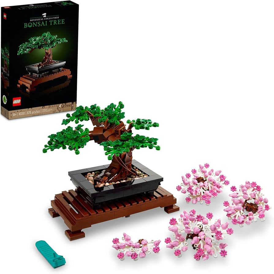 LEGO Icons Bonsai Tree Building Set - Artificial Bonsai Tree Plants for Home Decor, Adults Ages 1... | Amazon (US)