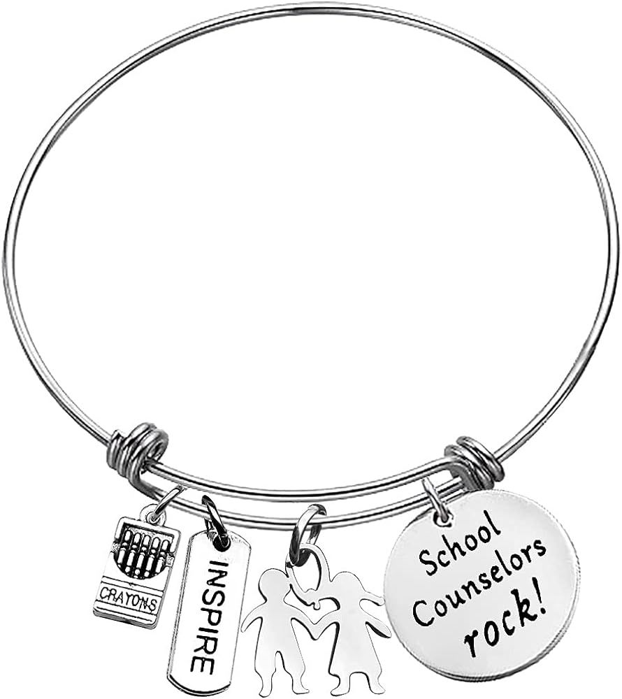 Counselor Gifts School Counselor Bracelet Thank You Gifts for Counselors Teacher Retirement Gradu... | Amazon (US)