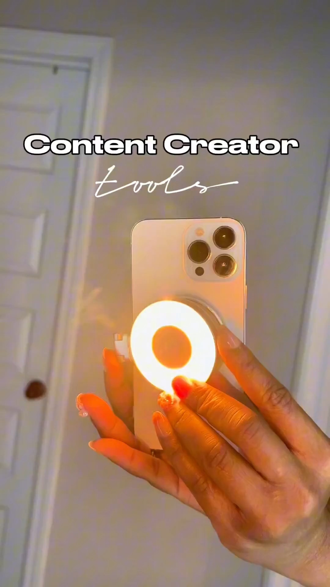 New addition to my tech line up! It has a mirror (like a makeup compact, how cute!)

And it has 3 light settings to make the light warm, cool, or natural (both). With a dial you can control the brightness with. Great value 💡#contentcreator #fave 

#LTKFallSale #LTKFindsUnder50 #LTKItBag