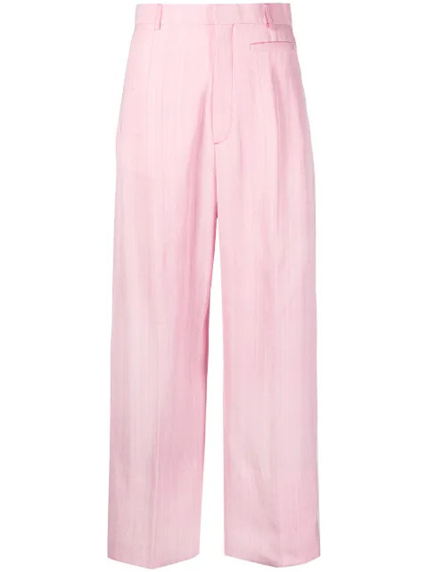 cropped high-waisted trousers | Farfetch (AU)