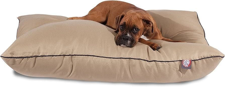 Majestic Pet Rectangle Large Dog Bed Washable – Non Slip Comfy Pet Bed – Dog Crate Bed Super ... | Amazon (US)